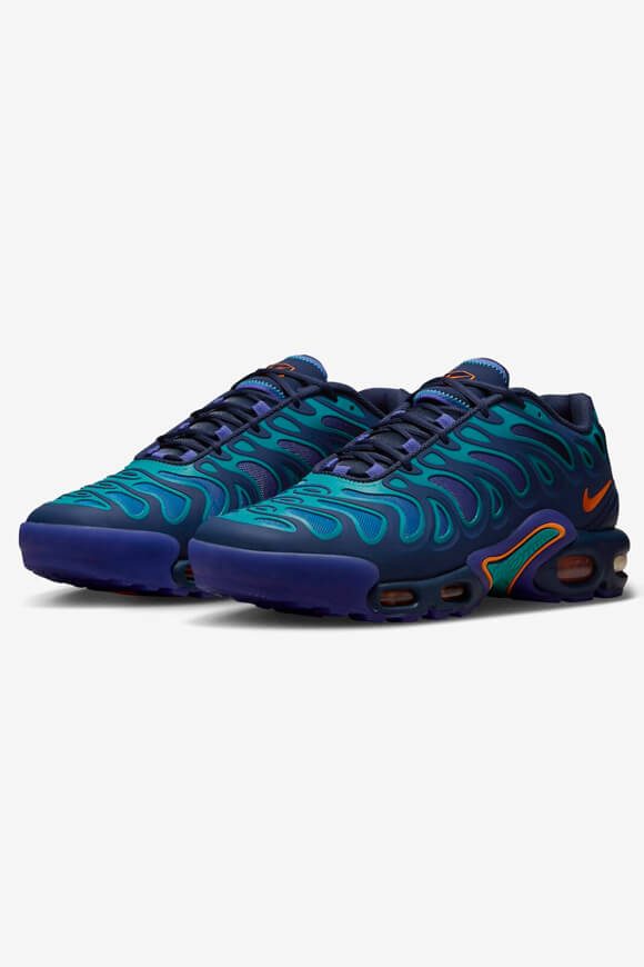 Nike Air Max Plus Drift Sneaker - Midnight Navy + Total Orange EU44 Herren