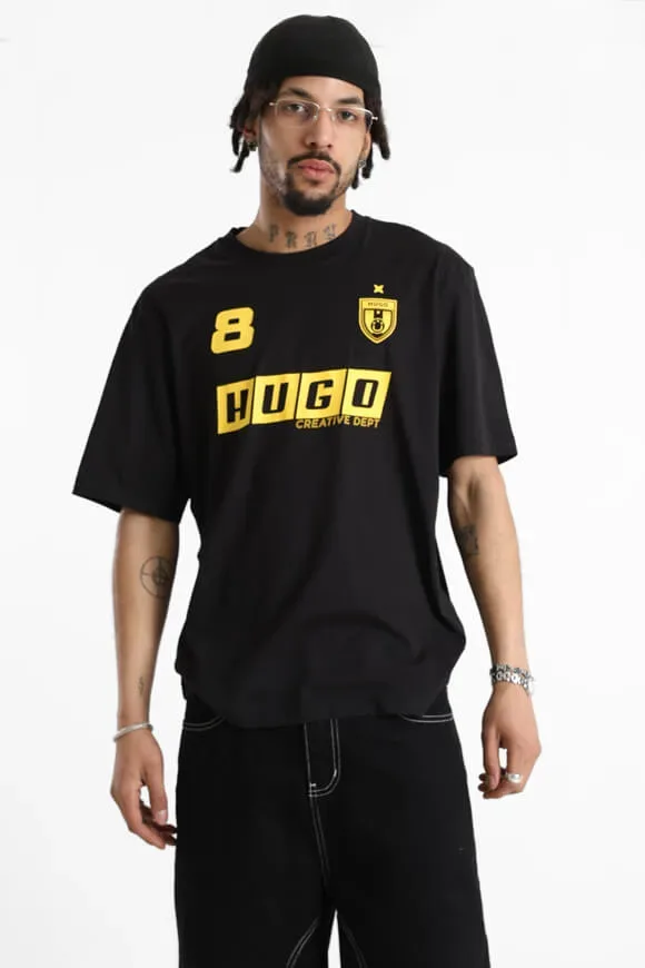 Hugo Blue Nebulop T-Shirt - Black M Herren