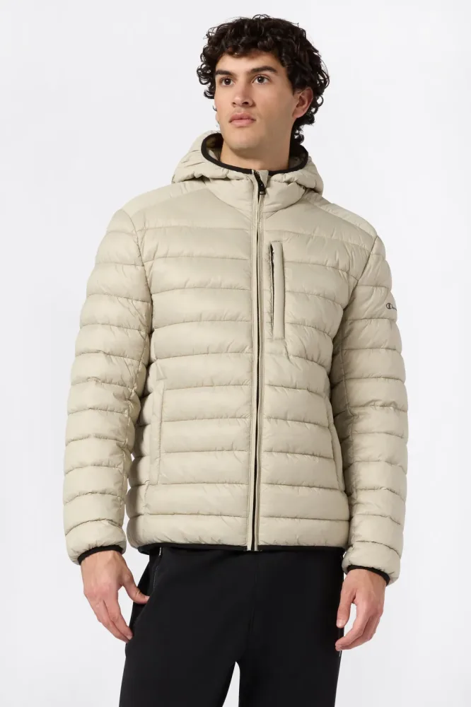 Champion Gesteppte Jacke - Natural Chino Beige L Herren