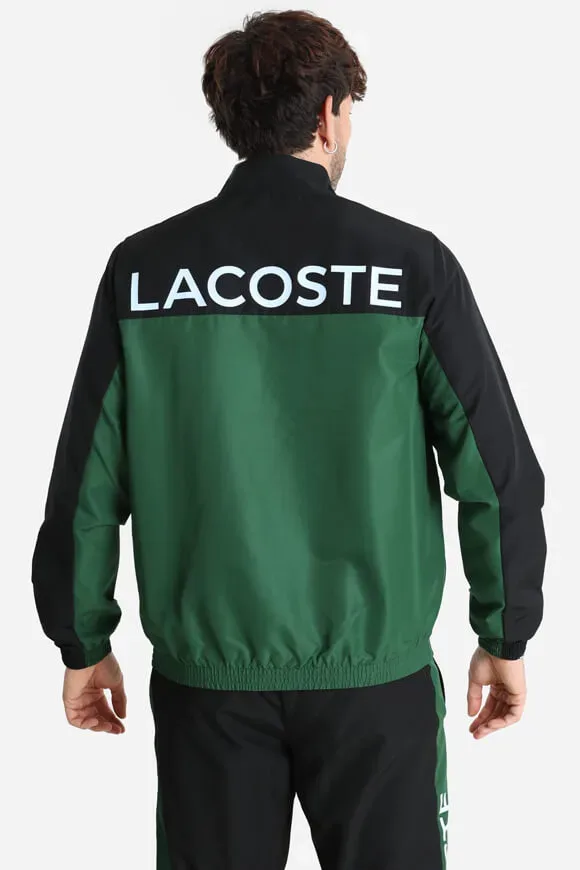 Lacoste Trainingsjacke - Black + Green S Herren