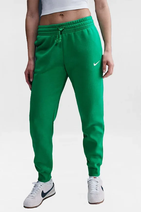 Nike Sportswear Phoenix Fleece Sweathose - Sail + Stadium Green XS Damen