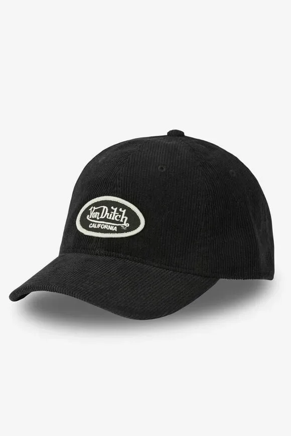 Von Dutch Cord Cap / Strapback - Black Einheitsgroesse Herren
