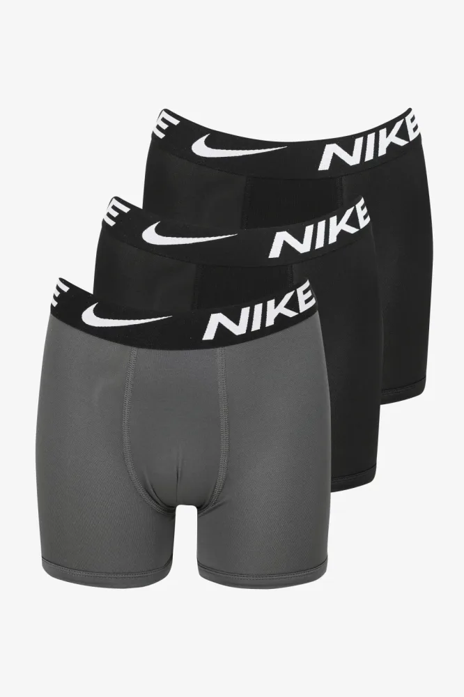Nike Dreierpack Boxershorts - Schwarz + Dunkelgrau S Kids