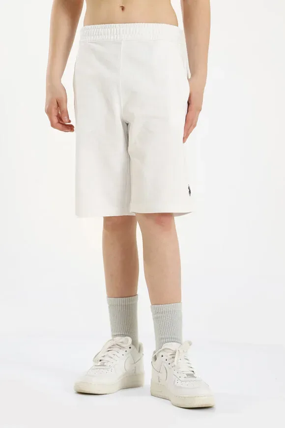 U.S. Polo Assn. Sweatshorts - White 10 Kids