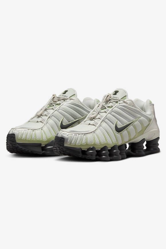 Nike Shox TL Sneaker - Light Bone + Off Noir + Olive Aura EU39