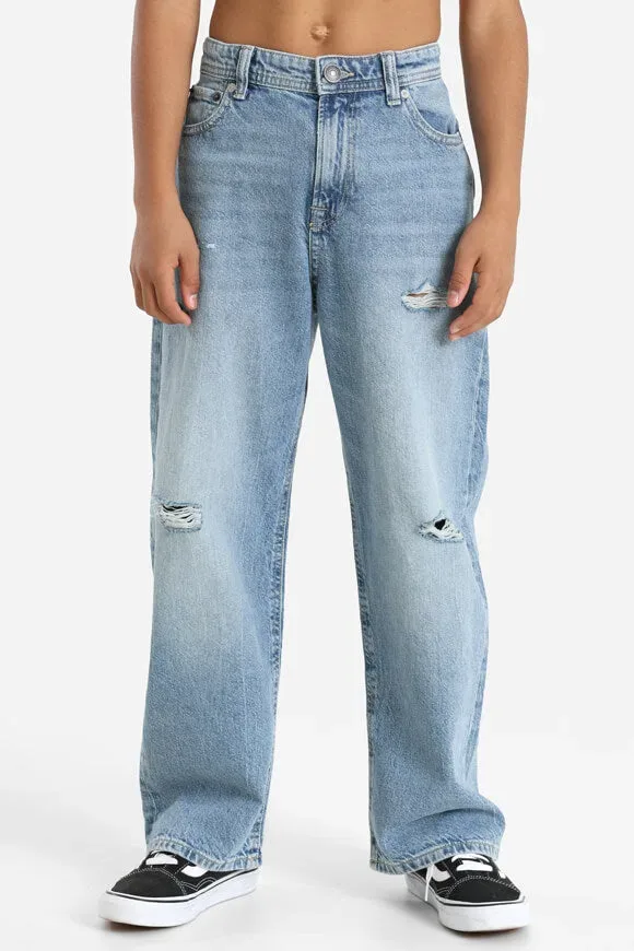 Jack & Jones Junior Alex Baggy Fit Jeans - Blue Used 134 Kids
