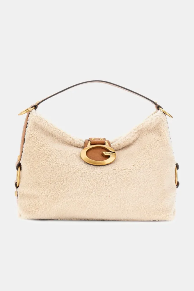 Guess Teddy Handtasche - Natural Einheitsgroesse Damen