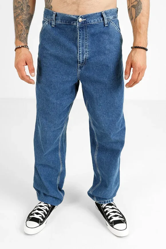 Carhartt WIP Relaxed Straight Fit Jeans L32 - Blue Stone Wash 26/32 Herren