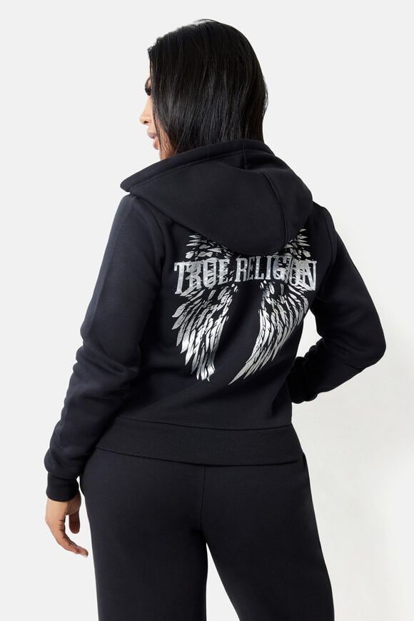 True Religion Kapuzensweatshirt - Jet Black S Damen