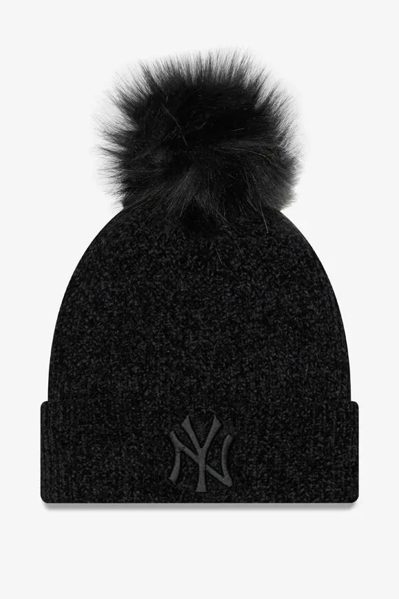 New Era Chenille-Beanie - Schwarz Einheitsgroesse Damen