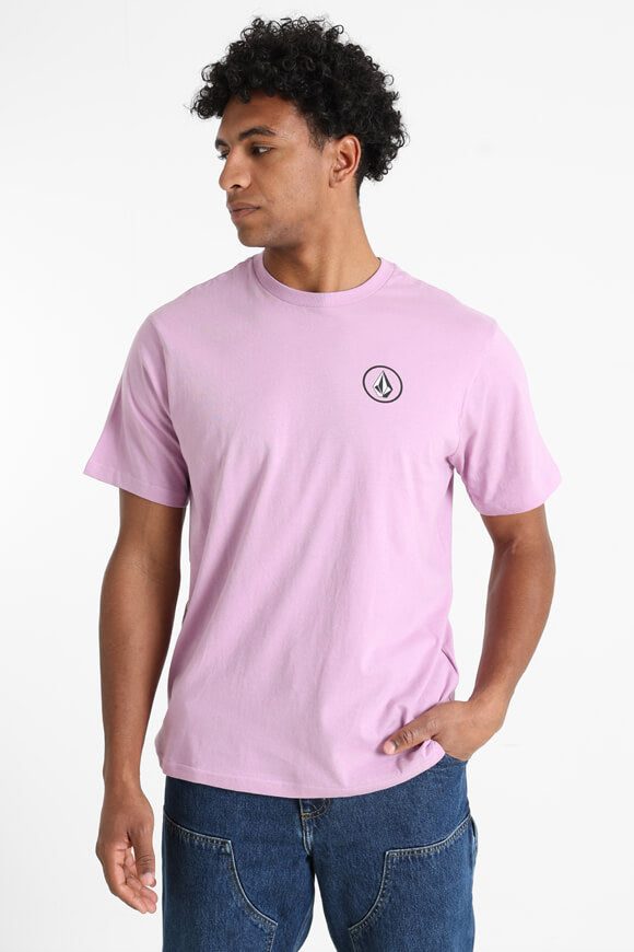 Volcom Iconic Stone T-Shirt - Steel Purple M Herren