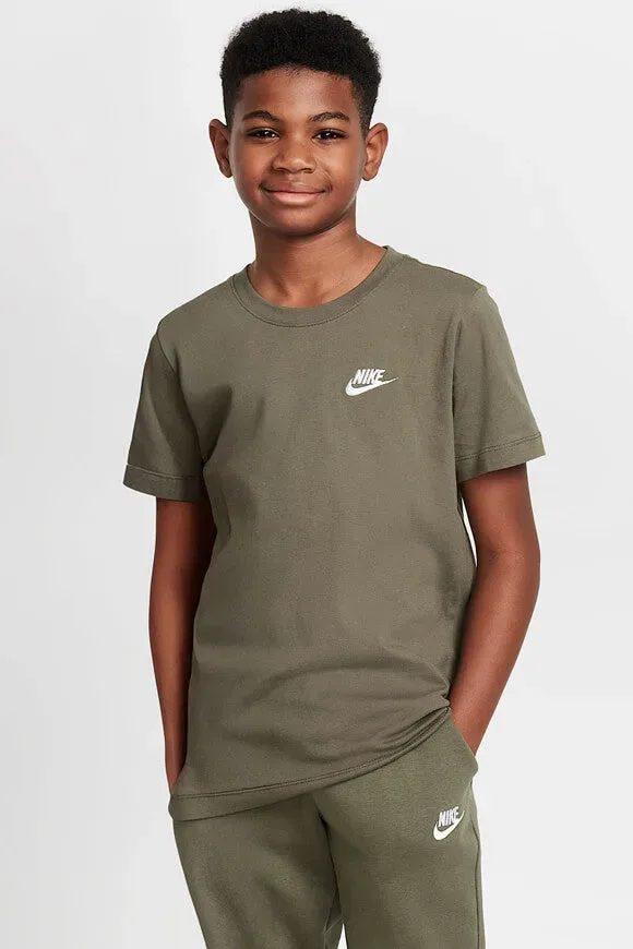 Nike T-Shirt - Medium Olive L Kids