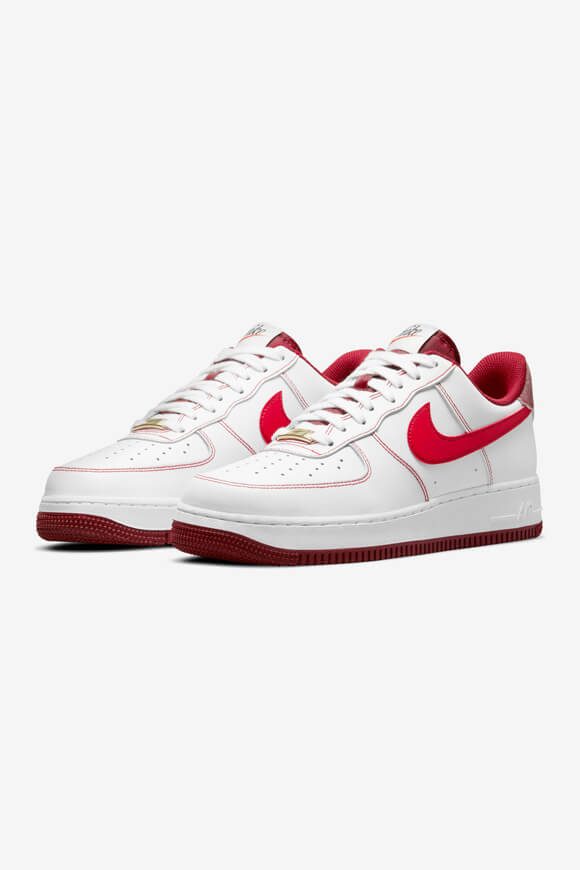 Nike Air Force 1 '07 Sneaker - White + University Red + Sail EU42.5 Herren