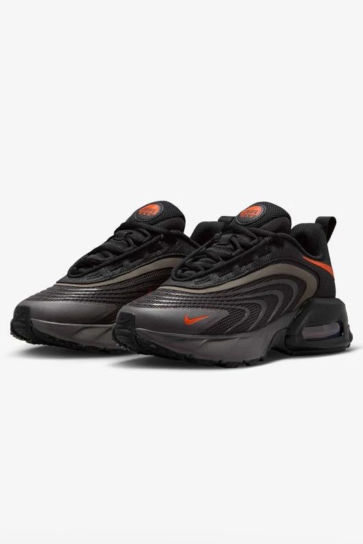 Nike Air Max Fire Sneaker - Medium Ash + Team Orange + Black EU39 Kids