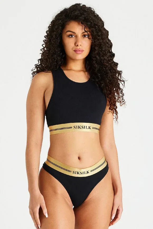 Siksilk Bralette - Black 36 Damen