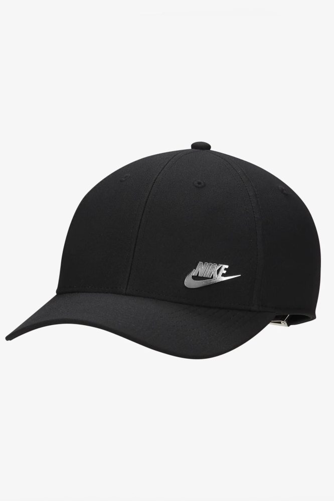 Nike Strapback Cap - Black + Silver S/M