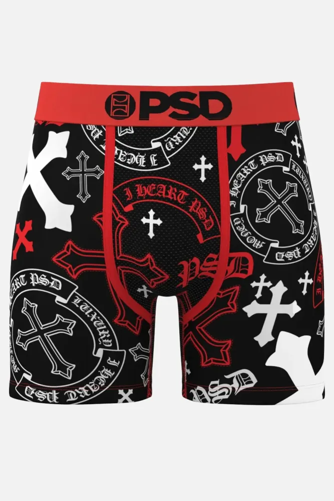 PSD Underwear Sinner Boxershorts - Red + Black L Herren