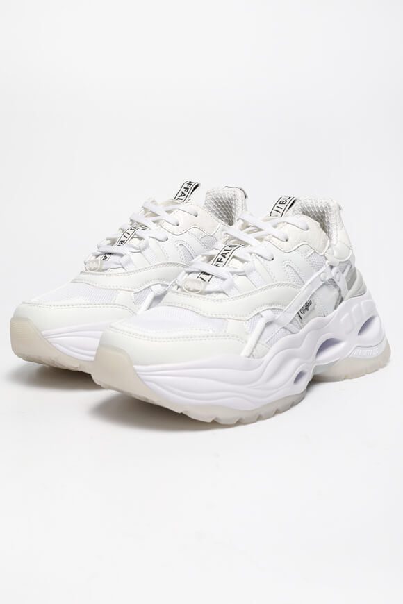 Buffalo Vegan Triplet Hollow Plateau Sneaker - Weiss EU37 Damen
