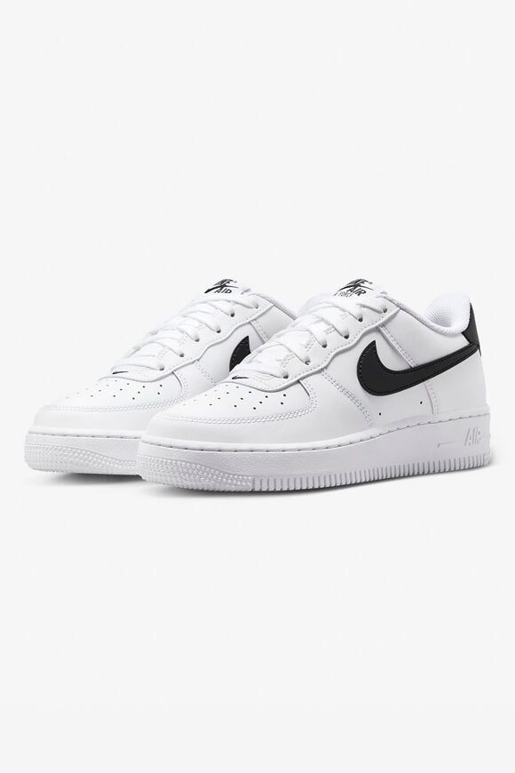 Nike Air Force 1 Sneaker - White + Black EU36 Kids