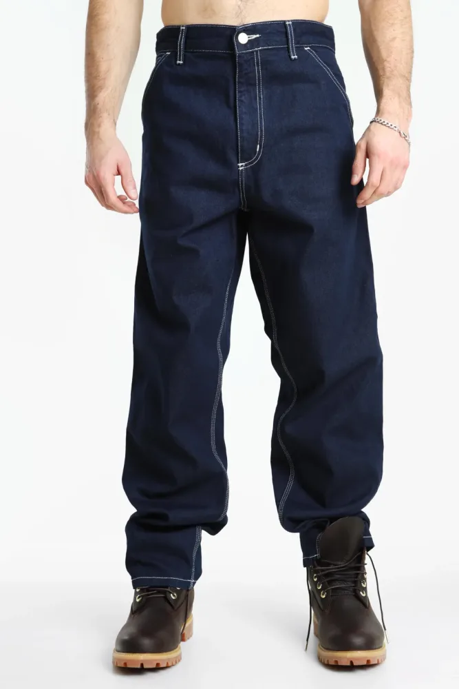 Carhartt WIP Relaxed Straight Fit Jeans L32 - Blue One Wash 30/32