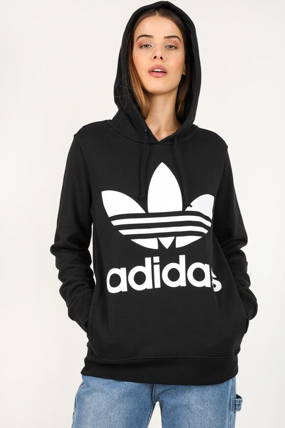 Adidas Originals Kapuzensweatshirt - Schwarz 36 Damen