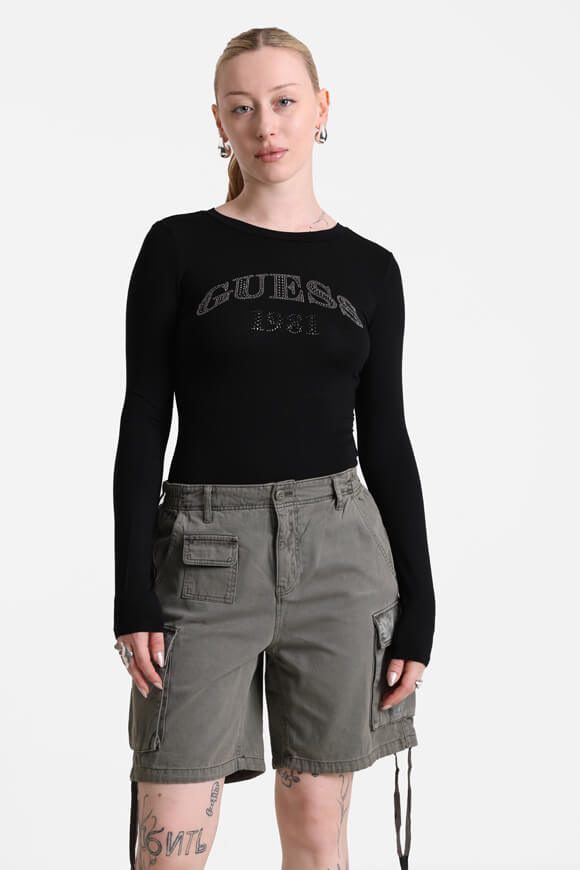 Guess LS Alexandra body - Black M Damen