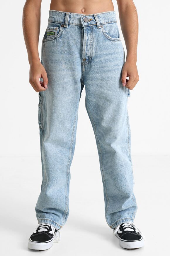 DC Worker Baggy Fit Carpenter Jeans - Indigo Light 26 Kids