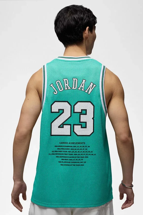 Jordan Mesh Tanktop - Washed Teal L Herren