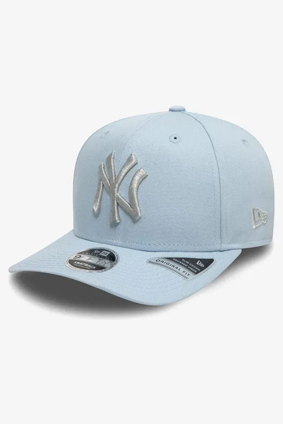 New Era 9Fifty Cap / Snapback - Pastel Blue + Silver S/M Herren