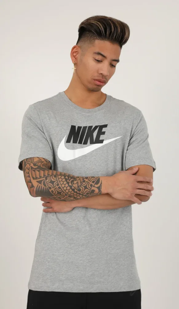 Nike T-Shirt - Light Grey Heather S Herren