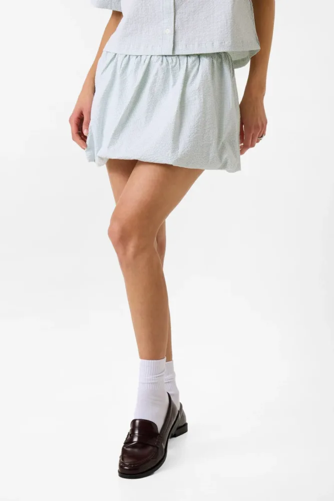 Guess Jeans Minirock mit Innenshorts - Lime Parfait + White S Damen