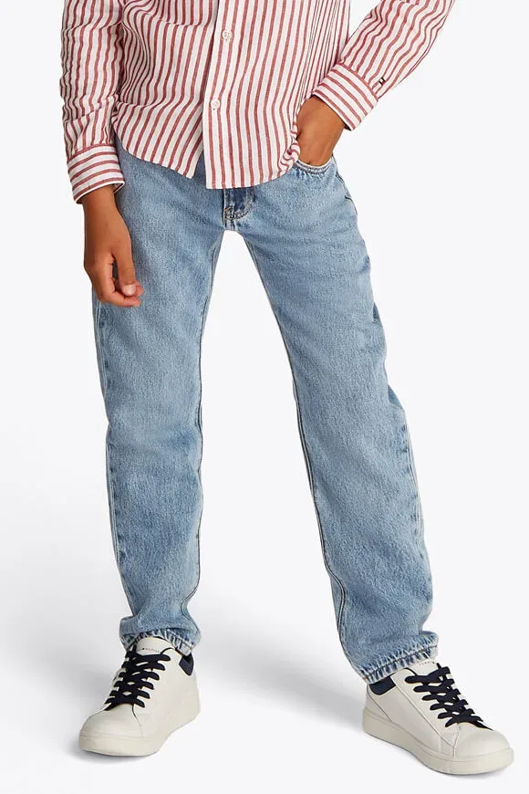 Tommy Hilfiger Kids Modern Straight Leg Jeans - Authredcastmid 16 Kids