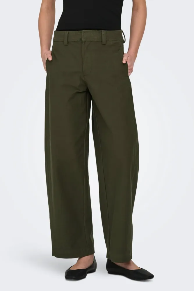 Only ONLCLAIR Barrel Fit Stoffhose - Kambaba S/32 Damen