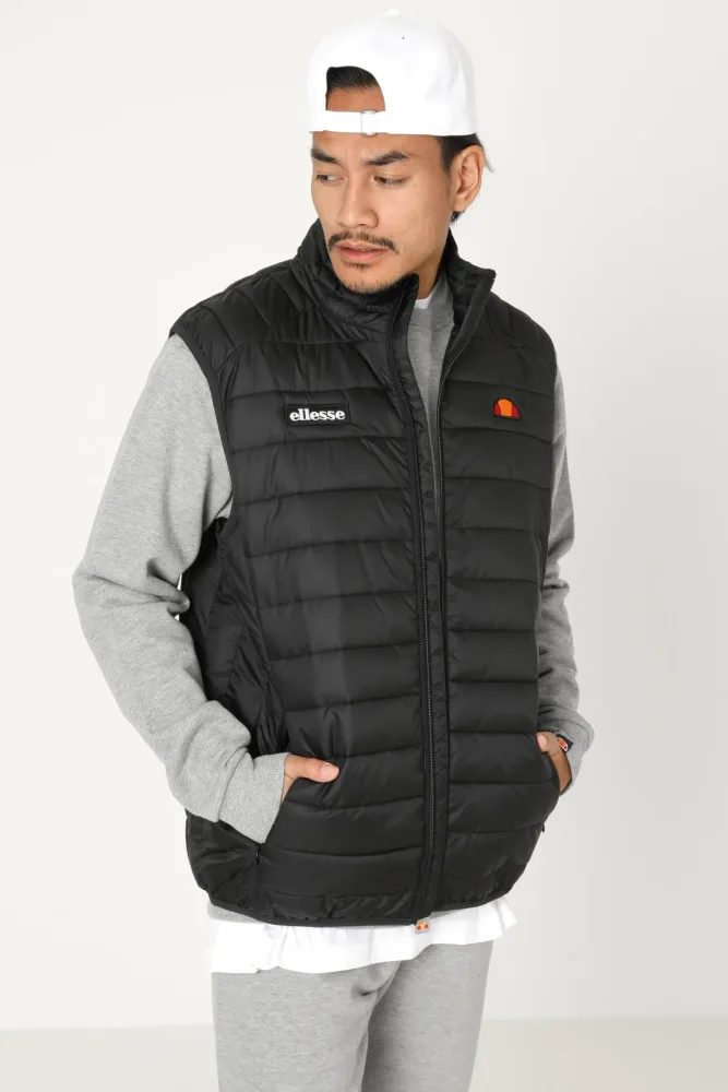 Ellesse Gestepptes Gilet - Schwarz S Herren