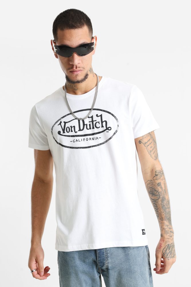 Von Dutch Aaron T-Shirt - White L Herren