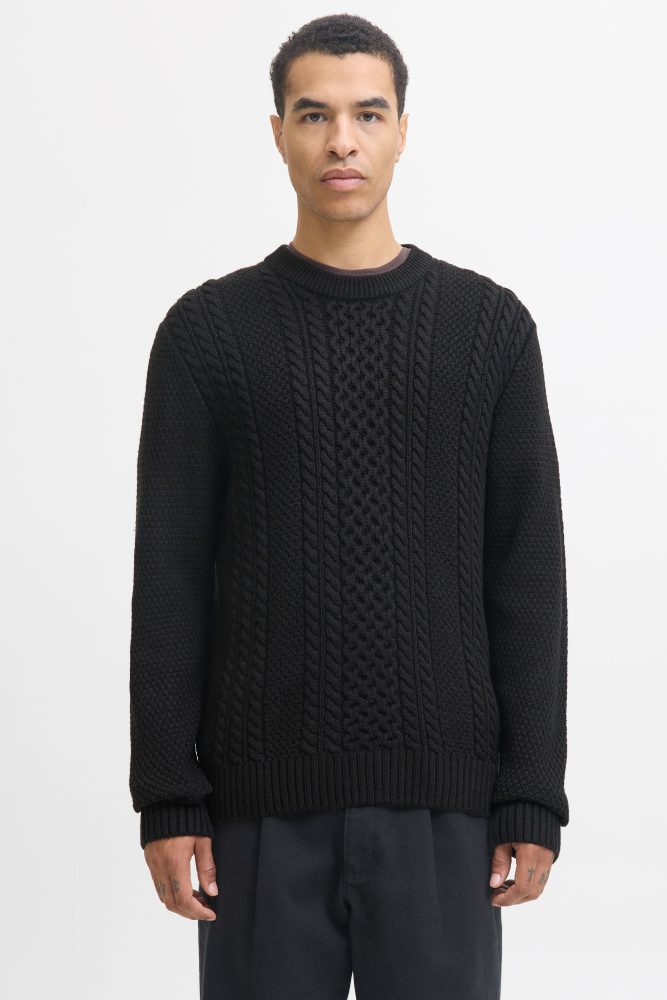 Jack & Jones JJPAUL Strickpullover - Black S Herren