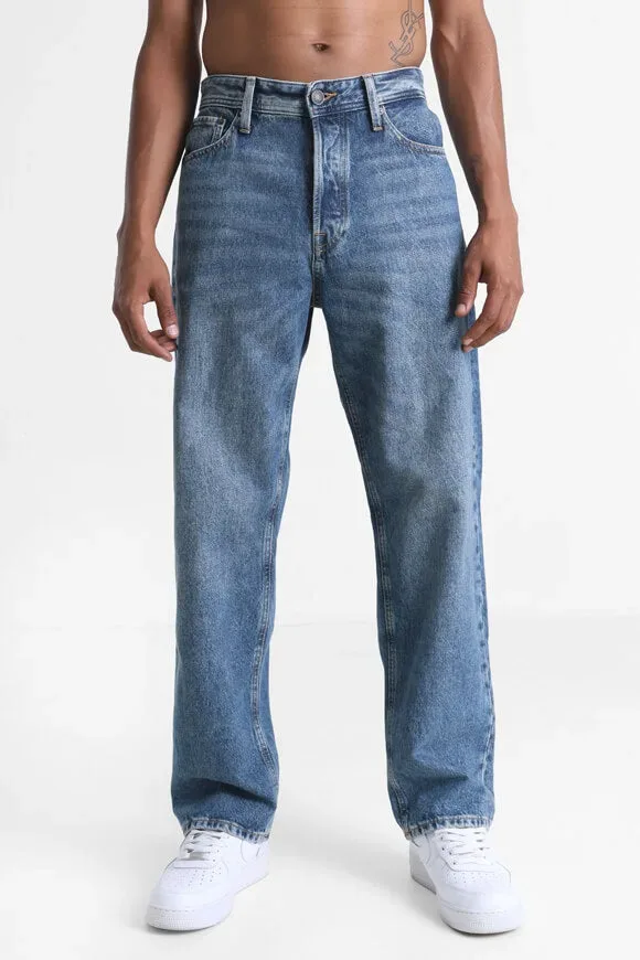 Jack & Jones Eddie Jeans Loose Fit L32 - Medium Blue 32/32 Herren