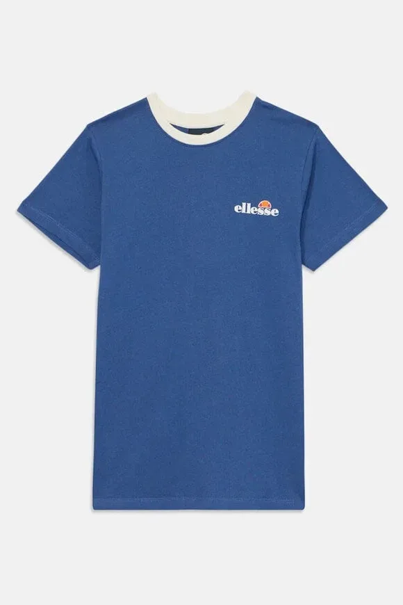 Ellesse T-Shirt mit Rundhalsausschnitt, aus Baumwoll-Jersey, atmungsaktiv