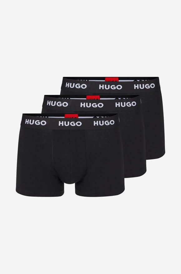Hugo Red Dreierpack Boxershorts - Black S Herren