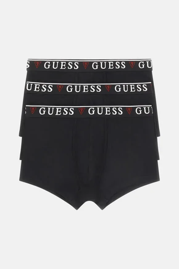 Guess Dreierpack Boxershorts - Black M Herren