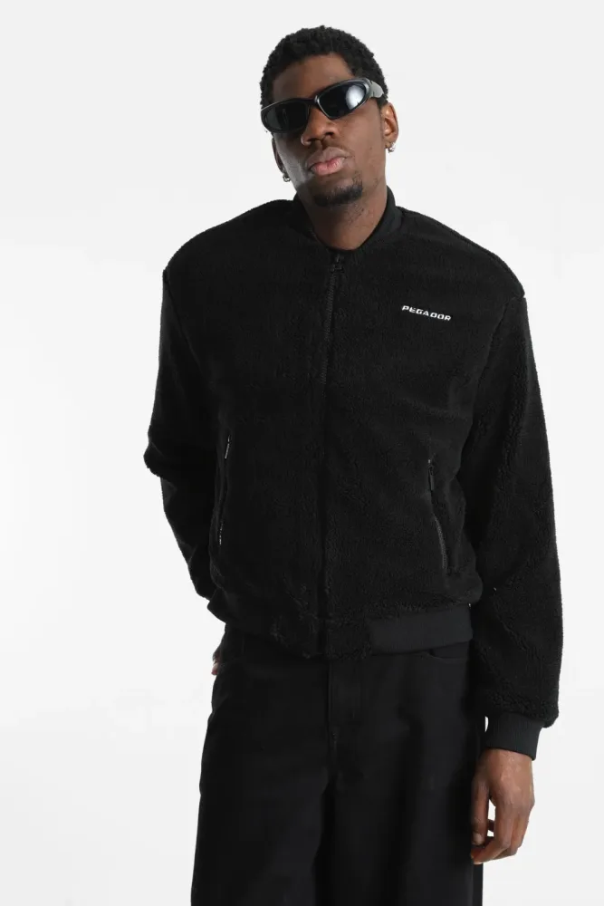 Pegador Ember Teddy Bomberjacke - Black M Herren