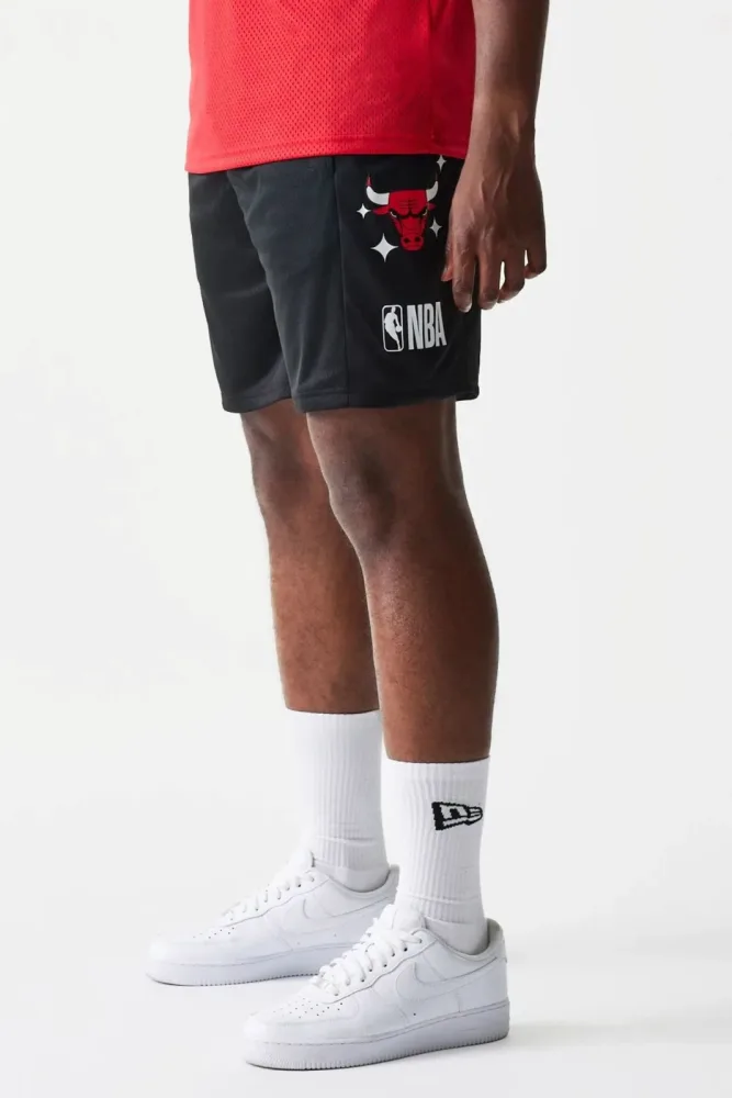 New Era Mesh Shorts - Black L Herren