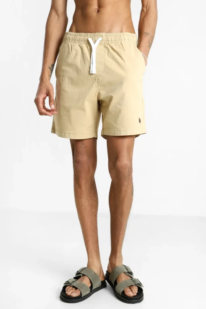 U.S. Polo Assn. Lore Stoffshorts - Beige 32 Herren