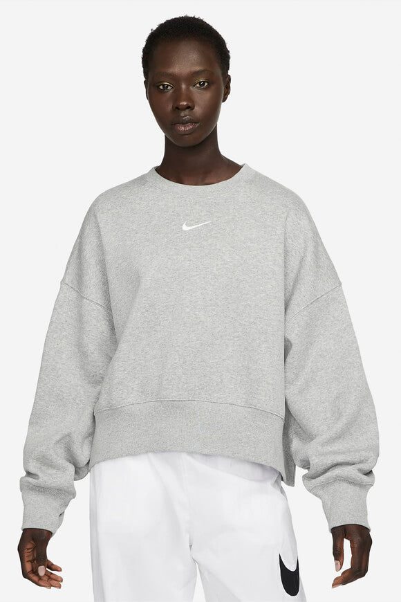 Nike Oversize Sweatshirt - Grey Heather S Damen