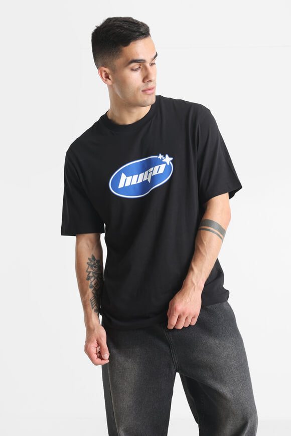 Hugo Blue Nugoclean T-Shirt - Black L Herren