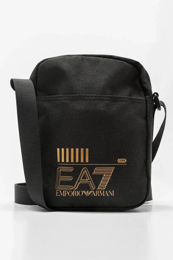 EA7 Emporio Armani Umhängetasche - Black + Gold Einheitsgroesse Herren