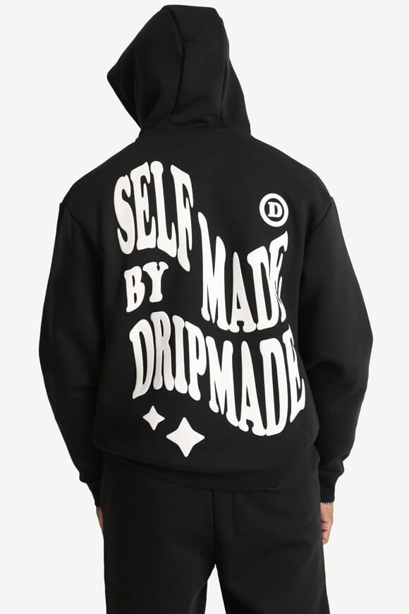 Dripmade Kapuzensweatshirt - Jet Black M Herren