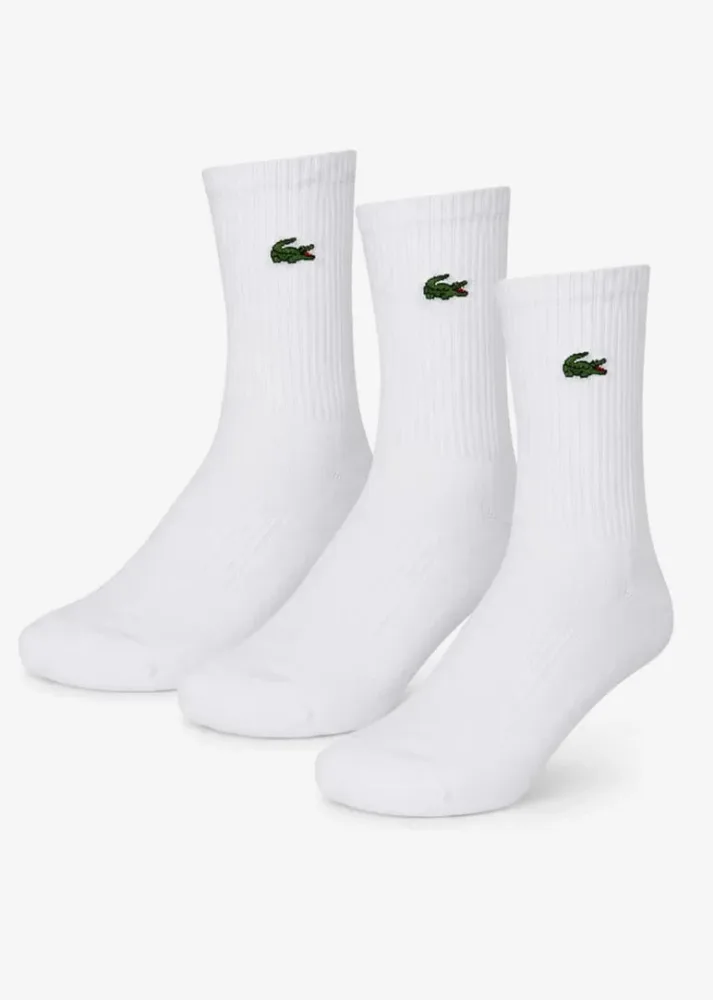 Lacoste Dreierpack Socken - White EU43-46 Herren