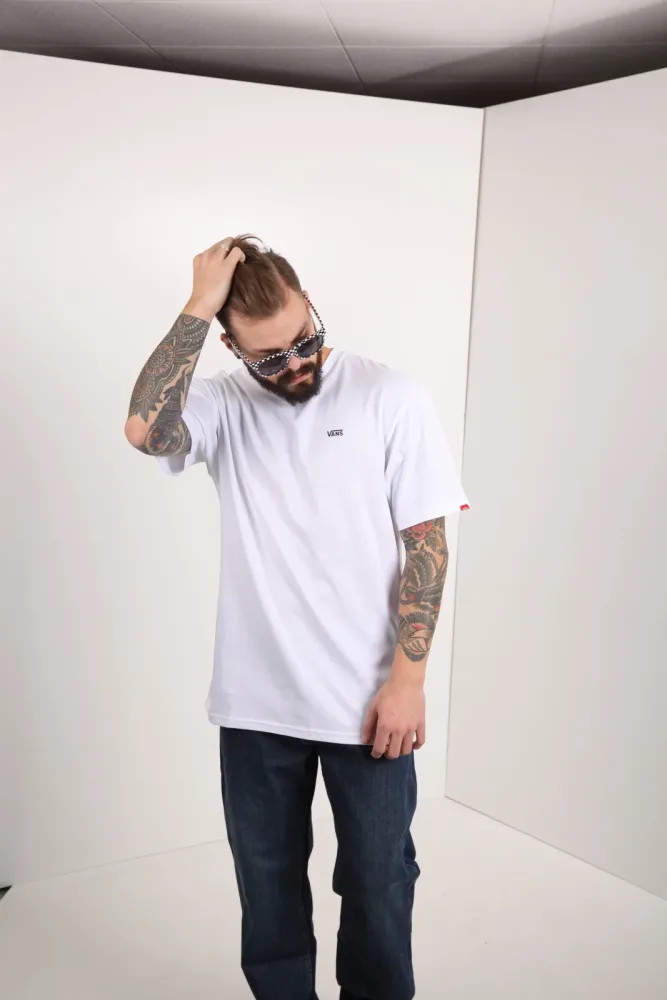 Vans T-Shirt - Weiss + Schwarz XS Herren