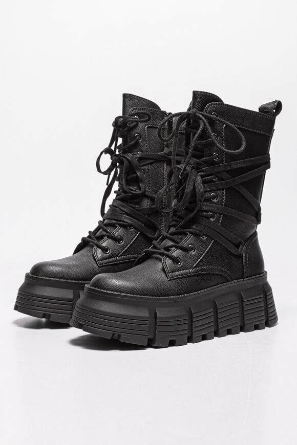 Buffalo Ava Plateau Winterstiefelette - Black EU37 Damen